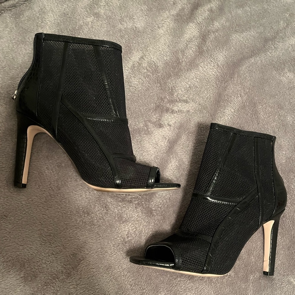 Jessica Simpson peep toe booties